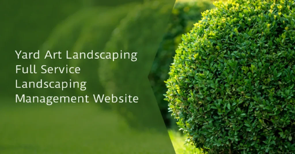 Yard Art Landscaping